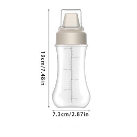 1pc Squeeze Sauce Bottle; Leak Proof Refillable Condiment Container For Salad Ketchup Honey Jam; Squeeze Sauce Bottle Oyster Sauce Squeeze Bottle; Hom