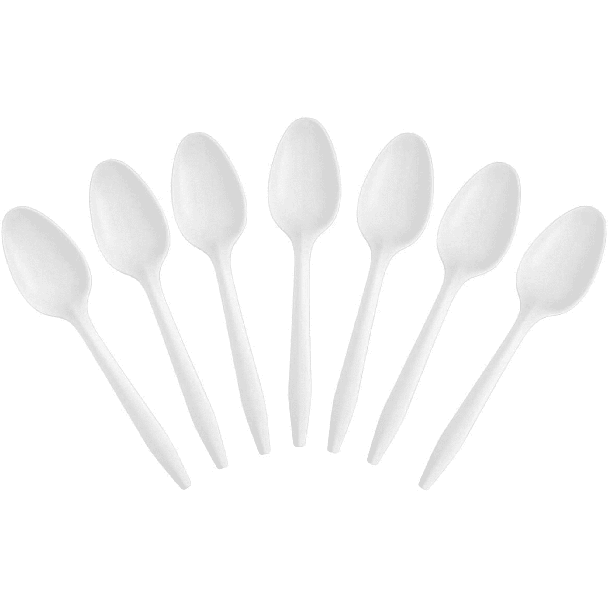 Comfy Package Plastic Spoons Disposable Cutlery Teaspoon Set, 1000-Pack Comfy Package Plastic Spoons Disposable Cutlery Teaspoon Set, 1000-Pack